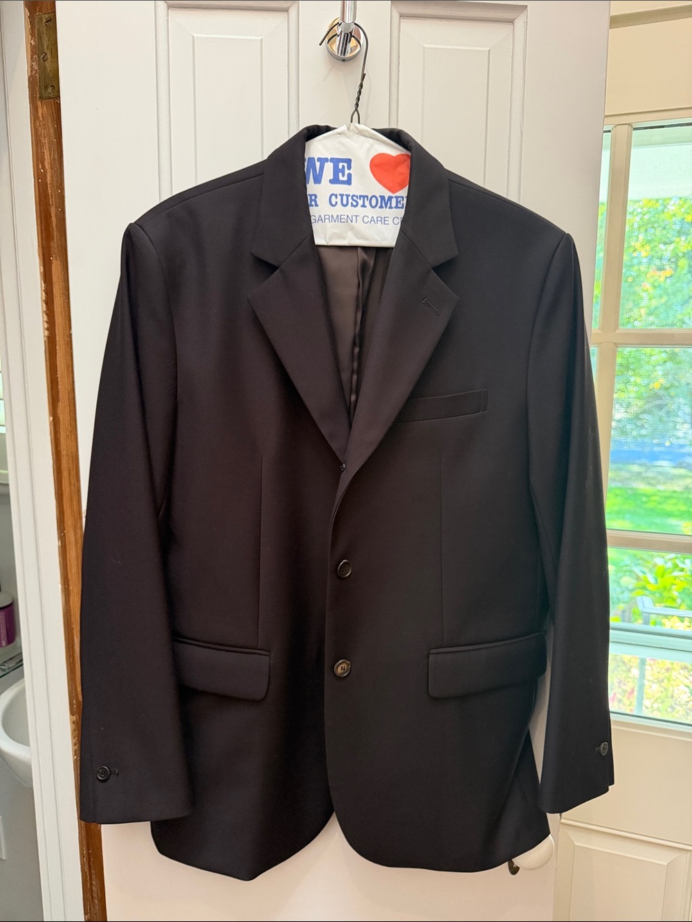 The Frankie Shop women’s dark brown Two-Button Blazer